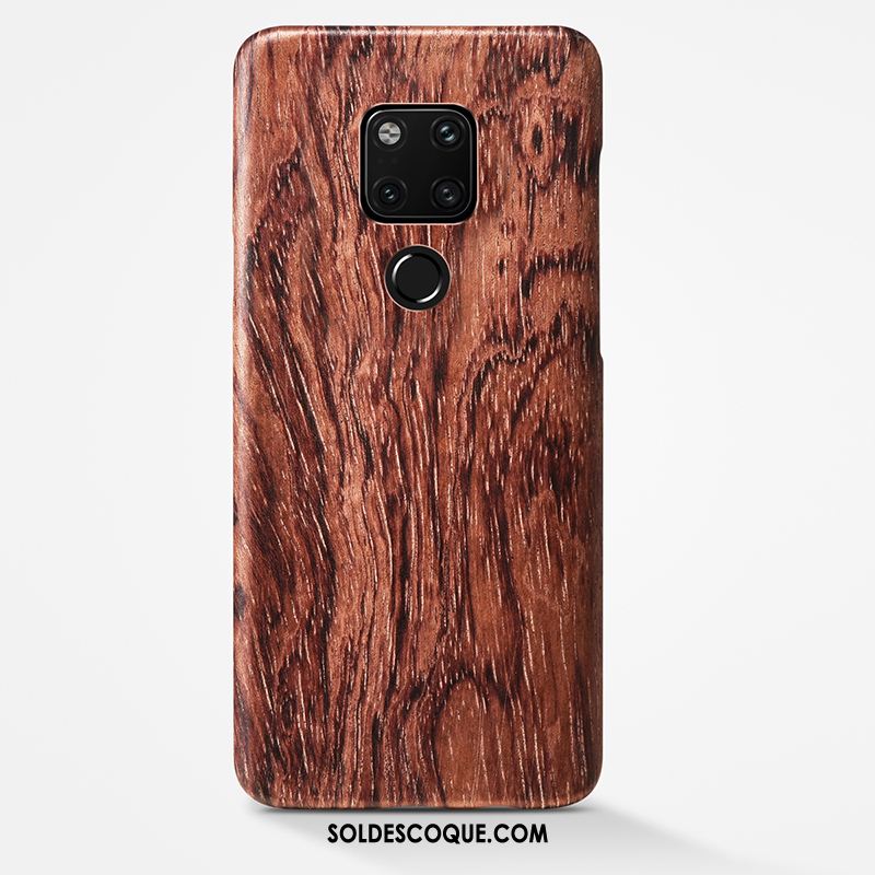 Coque Huawei Mate 20 Tout Compris Délavé En Daim Rouge Personnalité Bois En Vente