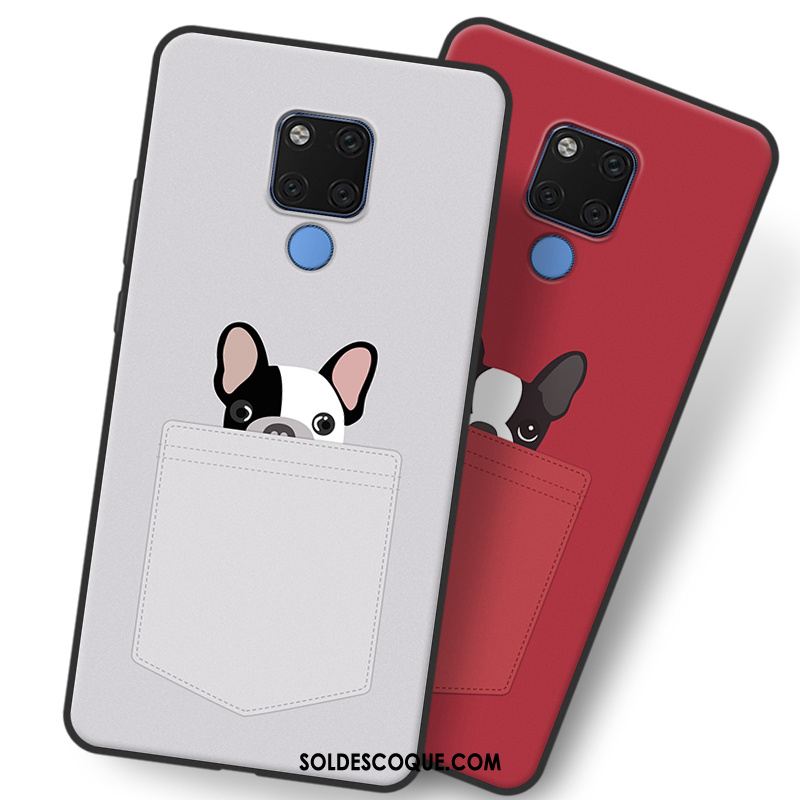 Coque Huawei Mate 20 X Dessin Animé Tout Compris Gris Protection Fluide Doux En Vente