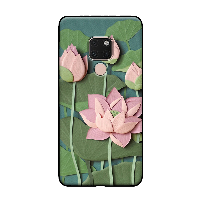 Coque Huawei Mate 20 X Vintage Frais Étui Style Chinois Petit En Ligne