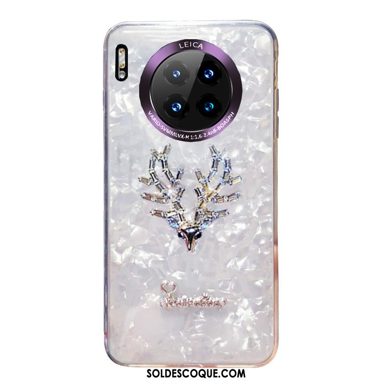 Coque Huawei Mate 30 Pro Coloré Strass Coquille Personnalité Créatif Pas Cher