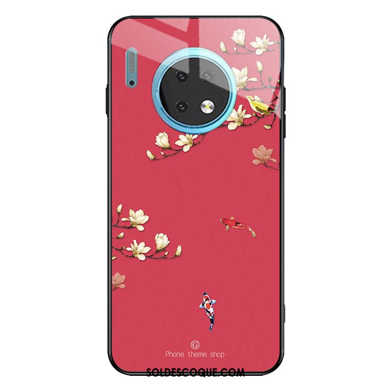 Coque Huawei Mate 30 Pro Tendance Rouge Mode Tout Compris Verre En Vente