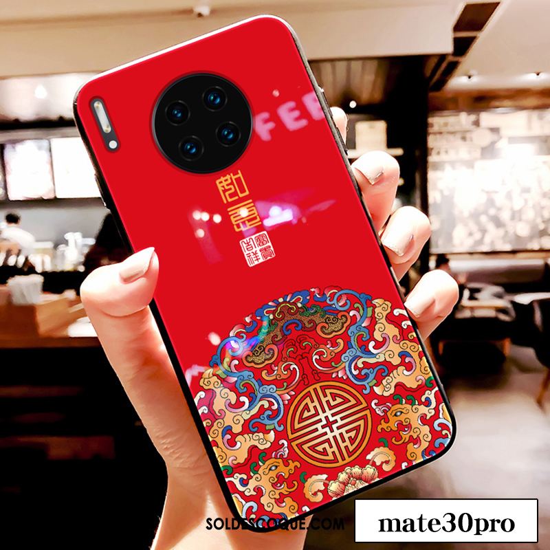 Coque Huawei Mate 30 Pro Téléphone Portable Personnalité Style Chinois Marque De Tendance De Fête En Vente