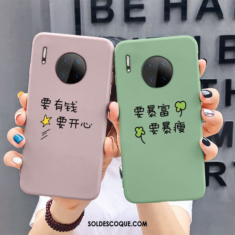 Coque Huawei Mate 30 Pro Vert Net Rouge Tout Compris Silicone Téléphone Portable Housse Soldes