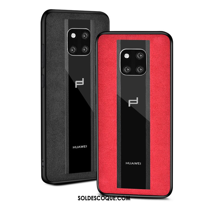 Coque Huawei Mate 30 Rs Incassable Verre Rouge Téléphone Portable Protection Pas Cher