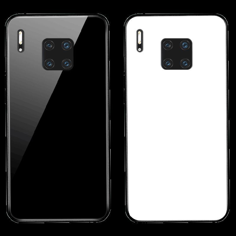 Coque Huawei Mate 30 Rs Noir Tendance Difficile Couleur Unie Téléphone Portable Soldes