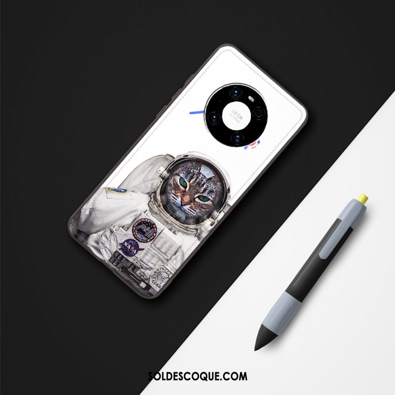 Coque Huawei Mate 40 Personnalité Dessin Animé Incassable Tout Compris Modèle Fleurie Soldes