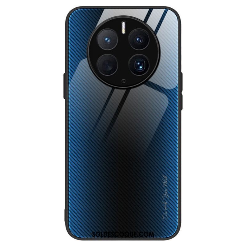 Coque Huawei Mate 50 Pro Verre Trempé Fibre Carbone