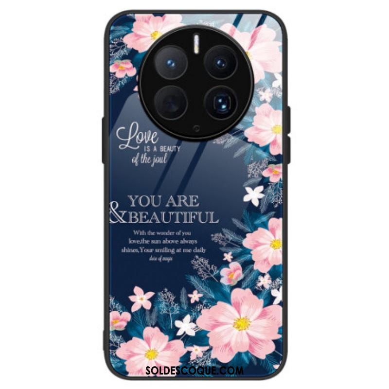 Coque Huawei Mate 50 Pro Verre Trempé You are Beautiful