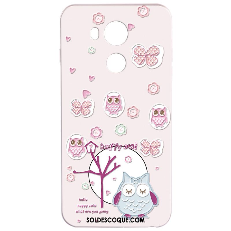 Coque Huawei Mate 8 Créatif Silicone Incassable Rose Personnalité Housse Pas Cher