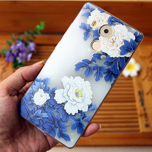 Coque Huawei Mate 8 Créatif Étui Gaufrage Protection Fleurs En Ligne