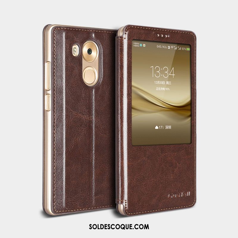 Coque Huawei Mate 8 Ouvrir La Fenêtre Téléphone Portable Incassable Protection Étui Housse Pas Cher