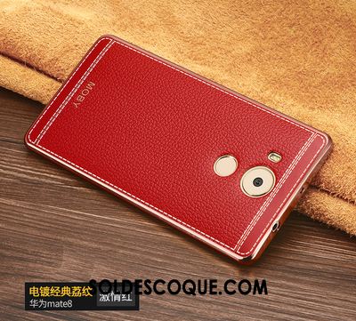 Coque Huawei Mate 8 Étui Téléphone Portable Rouge Incassable Fluide Doux En Ligne