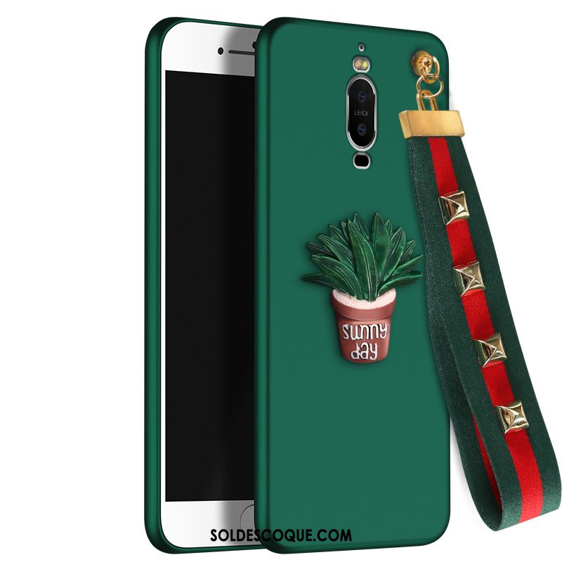 Coque Huawei Mate 9 Pro Tempérer Téléphone Portable Ornements Suspendus Membrane Vert En Vente