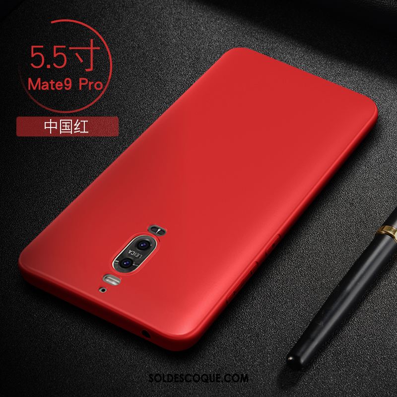 Coque Huawei Mate 9 Pro Tout Compris Étui Silicone Délavé En Daim Très Mince France