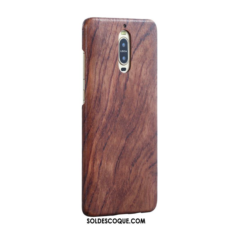 Coque Huawei Mate 9 Pro Très Mince Protection Sentir Bois En Bois Soldes