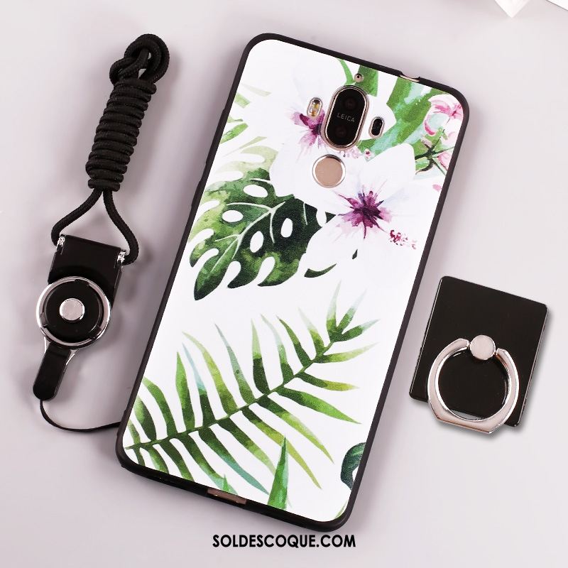 Coque Huawei Mate 9 Tendance Incassable Vert Étui Anneau En Vente