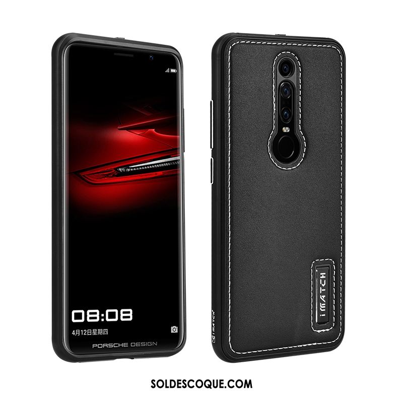 Coque Huawei Mate Rs Métal Ornements Suspendus Support Tout Compris Noir En Vente