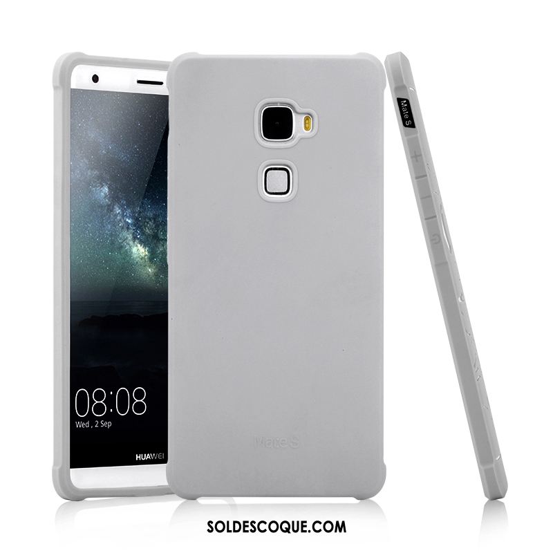 Coque Huawei Mate S Clair Tout Compris Incassable Délavé En Daim Gris En Ligne