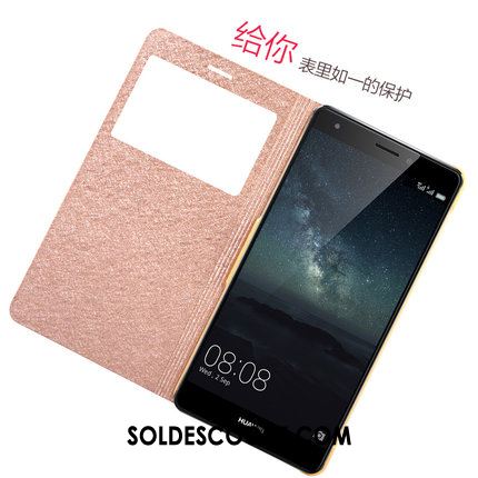 Coque Huawei Mate S Protection Dormance Téléphone Portable Étui Rose Pas Cher