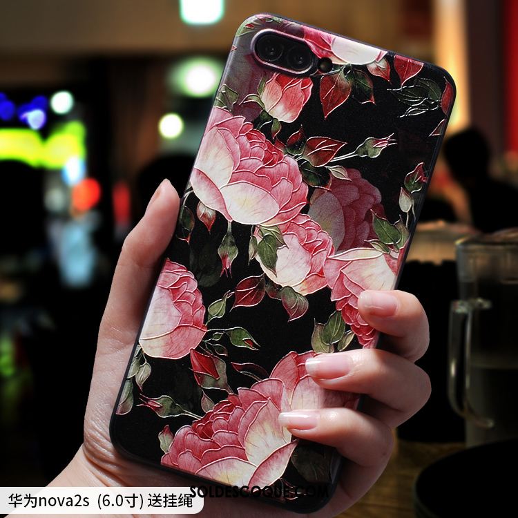 Coque Huawei Nova 2s Nouveau Personnalité Silicone Ornements Suspendus Marque De Tendance En Vente