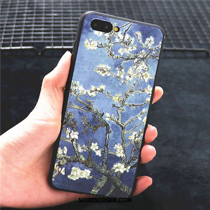 Coque Huawei Nova 2s Protection Peinture À L'huile Vintage Créatif Étui Housse Pas Cher