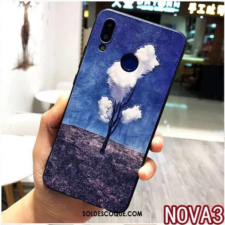 Coque Huawei Nova 3 Anneau Personnalité Amoureux Incassable Ornements Suspendus Housse En Vente