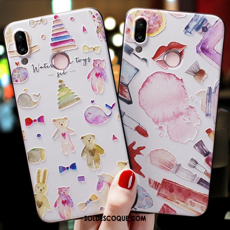 Coque Huawei Nova 3 Délavé En Daim Téléphone Portable Ornements Suspendus Nouveau Charmant Soldes