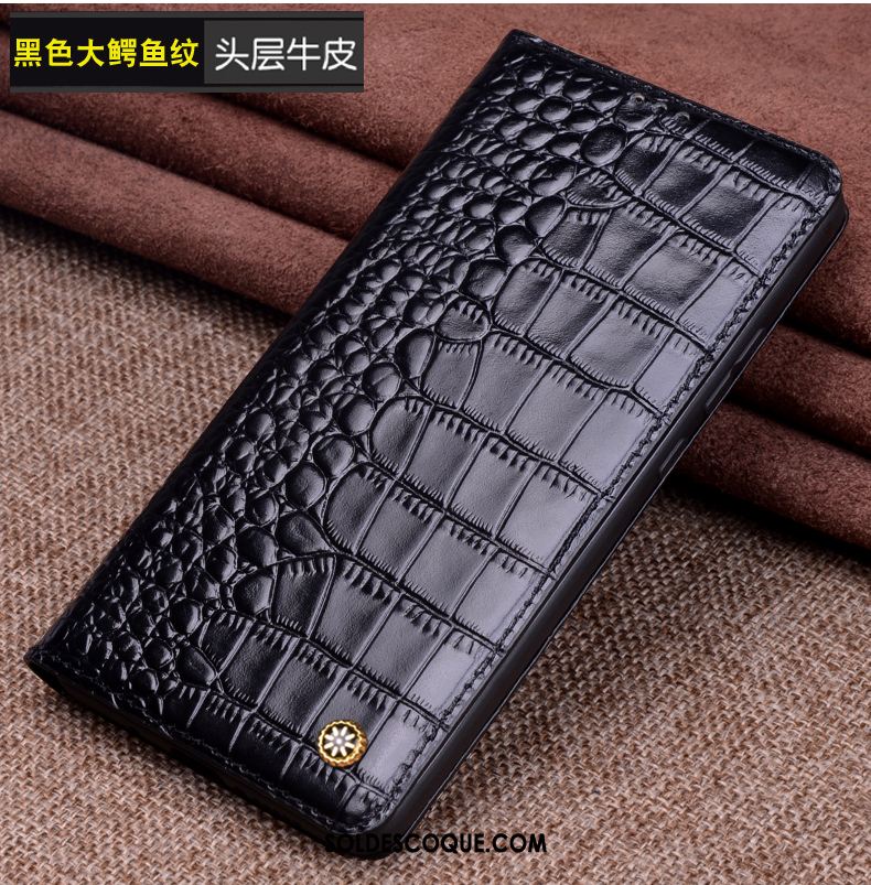 Coque Huawei Nova 3 Fluide Doux Crocodile Modèle Incassable Tout Compris Noir Pas Cher