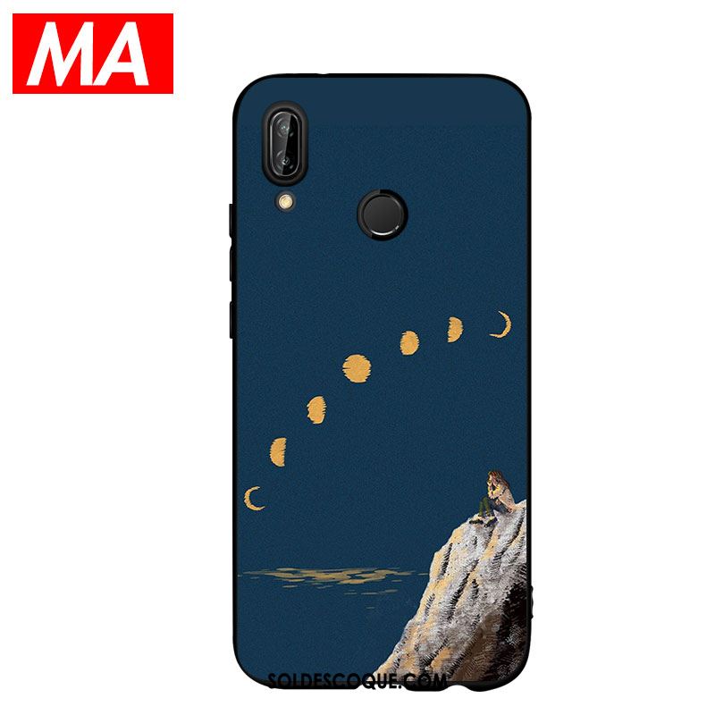 Coque Huawei Nova 3 Peinture À L'huile Beau Silicone Simple Protection Housse Pas Cher