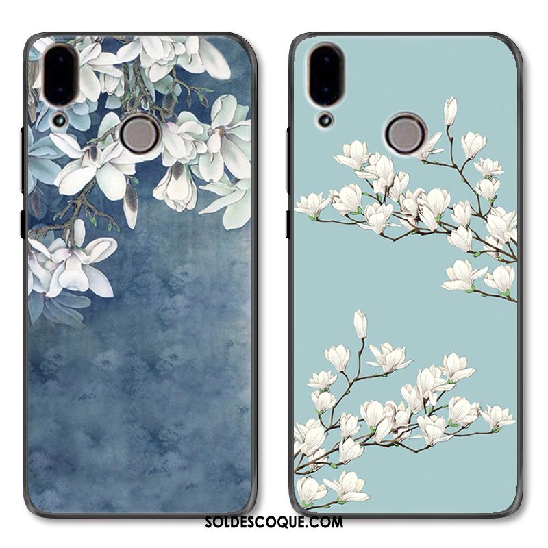 Coque Huawei Nova 3 Protection Art Ornements Suspendus Incassable Bleu Housse En Ligne