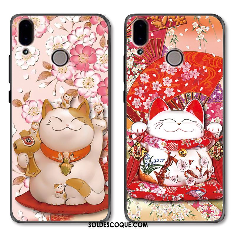 Coque Huawei Nova 3 Téléphone Portable Tout Compris Chat Rouge Dessin Animé En Ligne