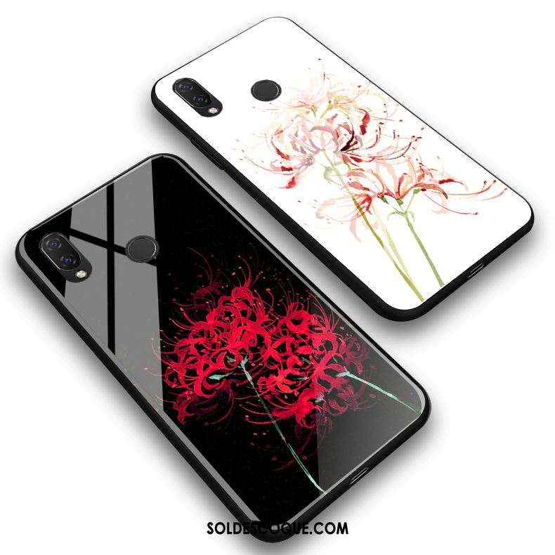 Coque Huawei Nova 3e Art Vintage Étui Frais Simple En Vente