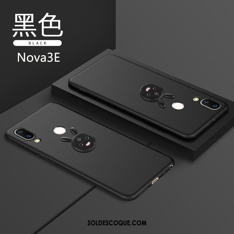 Coque Huawei Nova 3e Nouveau Créatif Tout Compris Noir Étui Soldes