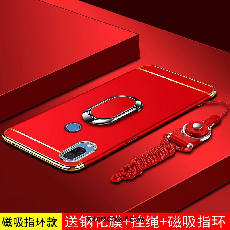 Coque Huawei Nova 3e Rouge Personnalité Incassable Téléphone Portable Très Mince En Ligne