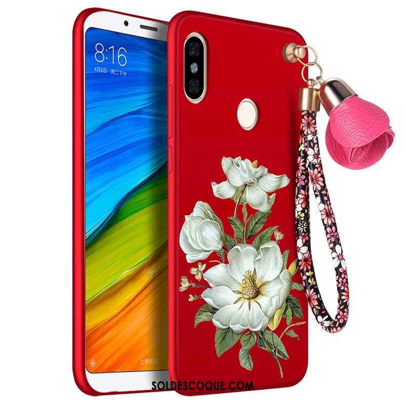 Coque Huawei Nova 3e Rouge Tendance Protection Mode Créatif Soldes