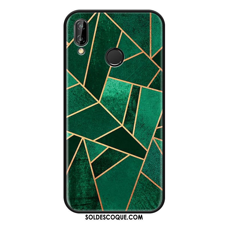 Coque Huawei Nova 3e Vert Personnalité Tendance Multicolore Incassable En Ligne