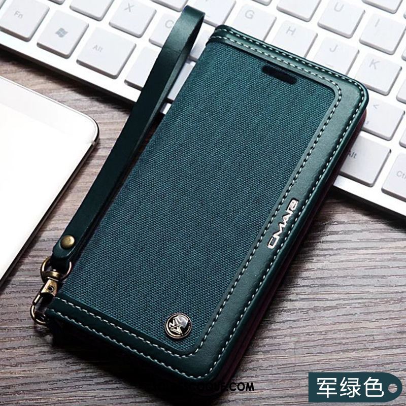 Coque Huawei Nova 3e Étui En Cuir Vert Tendance Bleu Téléphone Portable En Vente