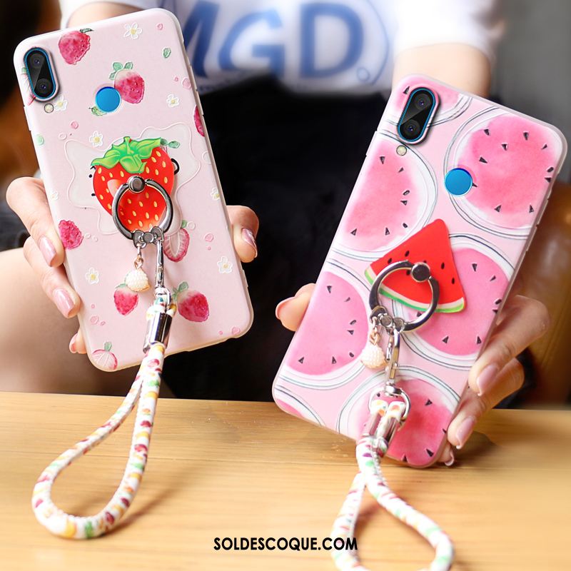 Coque Huawei Nova 3i Nouveau Incassable Téléphone Portable Fluide Doux Rose France