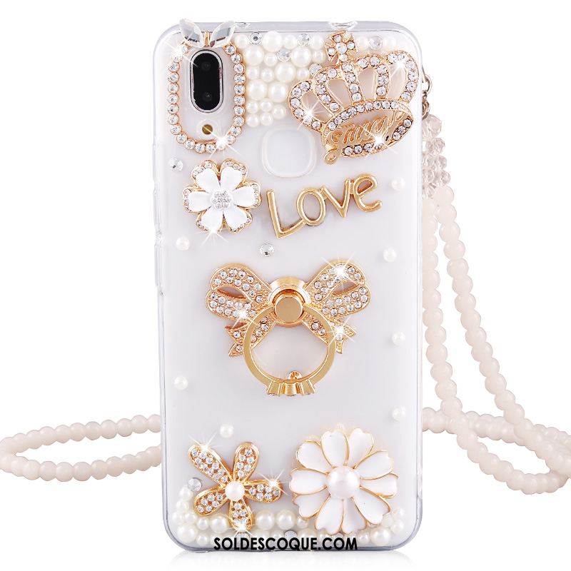 Coque Huawei Nova 3i Ornements Suspendus Blanc Fluide Doux Étui Incassable France