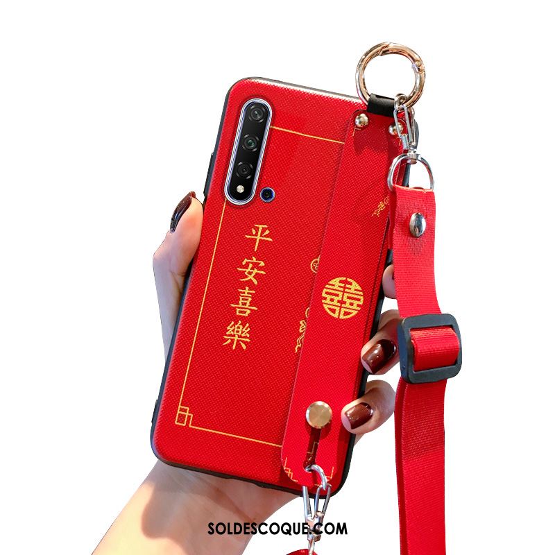 Coque Huawei Nova 5t Ornements Suspendus Nouveau Rouge Personnalité De Fête France