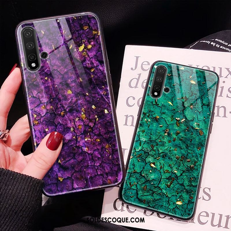 Coque Huawei Nova 5t Personnalisé Modèle Fleurie Verre Protection Téléphone Portable En Vente