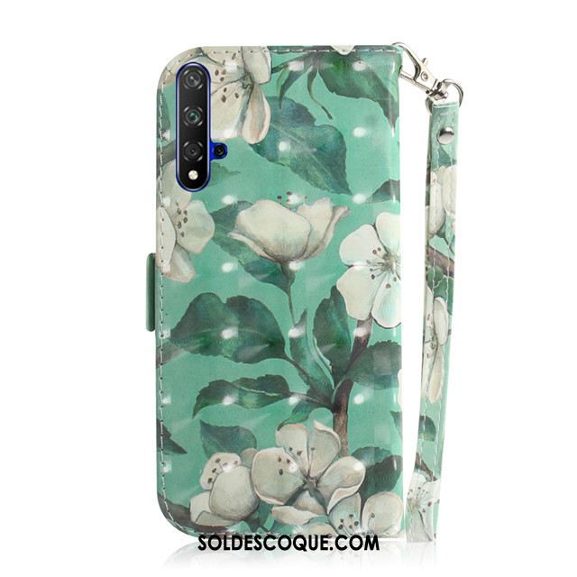 Coque Huawei Nova 5t Vert Dessin Animé Téléphone Portable Protection Tout Compris Soldes