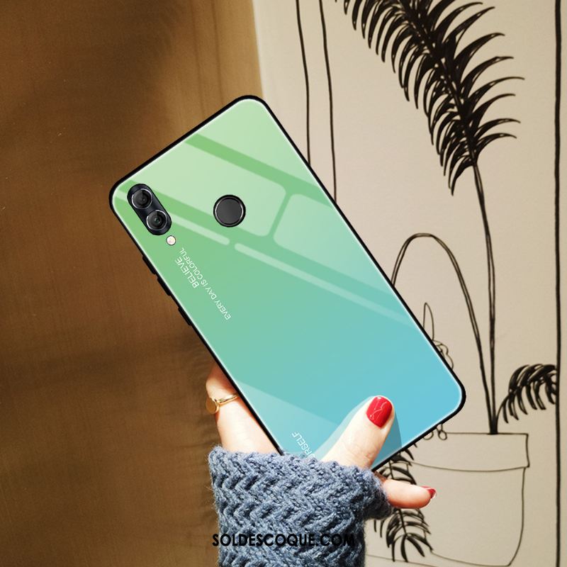 Coque Huawei P Smart 2019 Incassable Protection Téléphone Portable Dégradé De Couleur Bleu Pas Cher