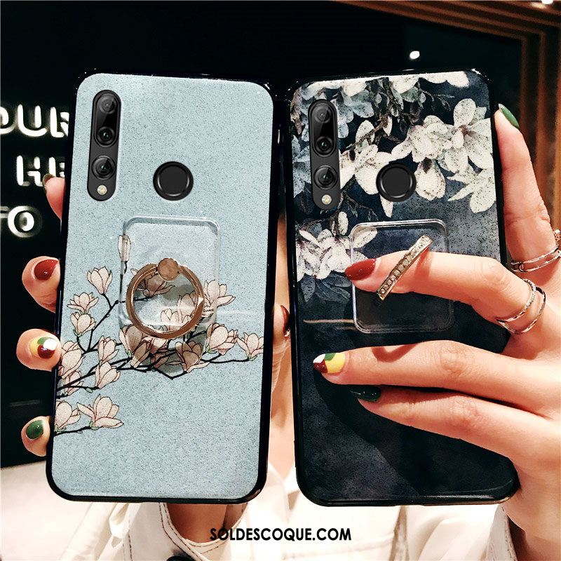 Coque Huawei P Smart+ 2019 Mode Net Rouge Tout Compris Marque De Tendance Noir Pas Cher