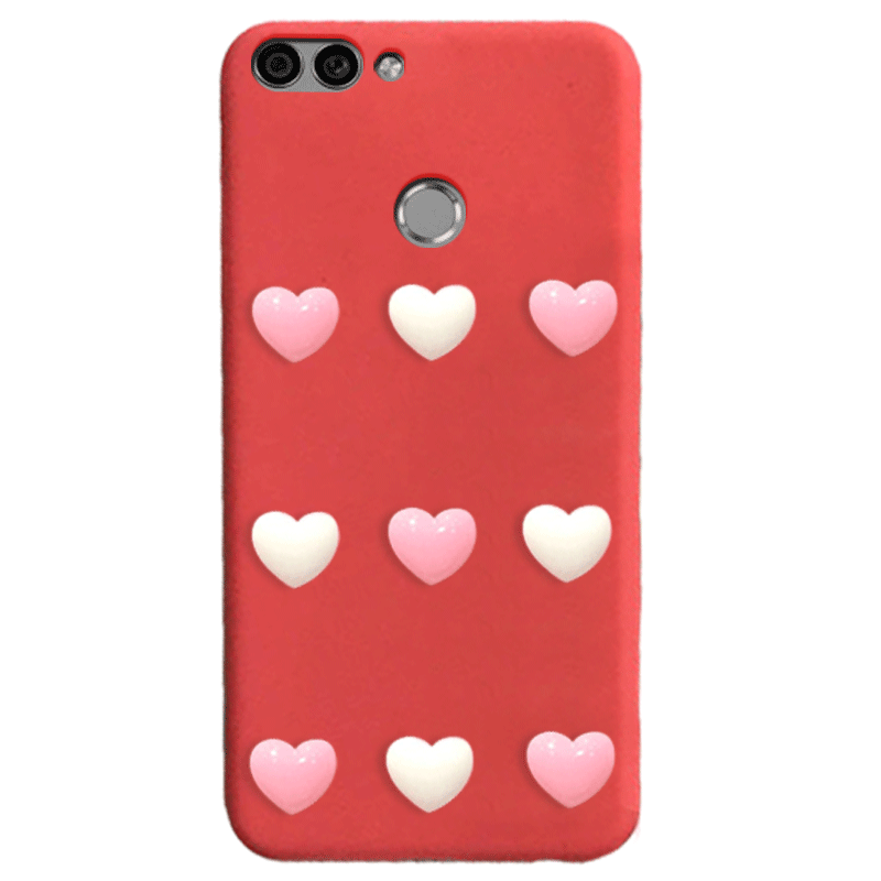 Coque Huawei P Smart Incassable Protection Amour Rose Étui Housse Soldes