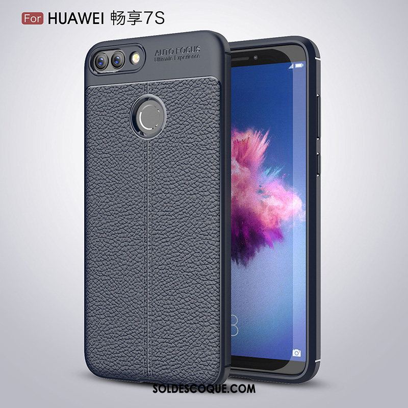 Coque Huawei P Smart Incassable Tout Compris Étui Bleu Pu Soldes