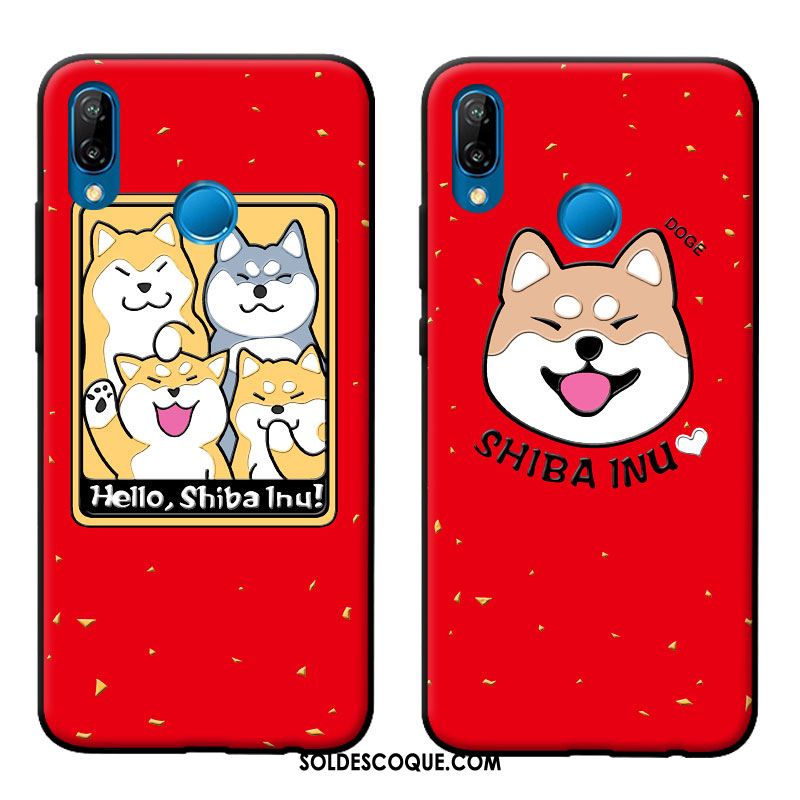 Coque Huawei P Smart+ Nouveau Jeunesse Amoureux Dessin Animé Charmant Pas Cher