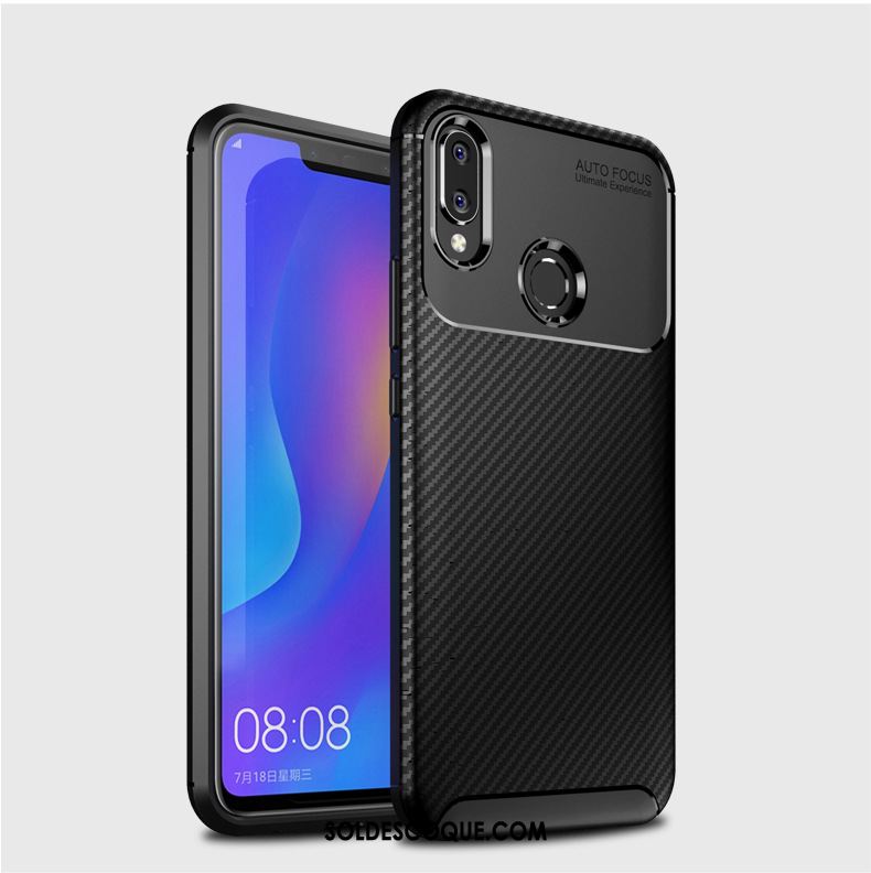 Coque Huawei P Smart+ Protection Téléphone Portable Étui Tout Compris Noir Housse Pas Cher