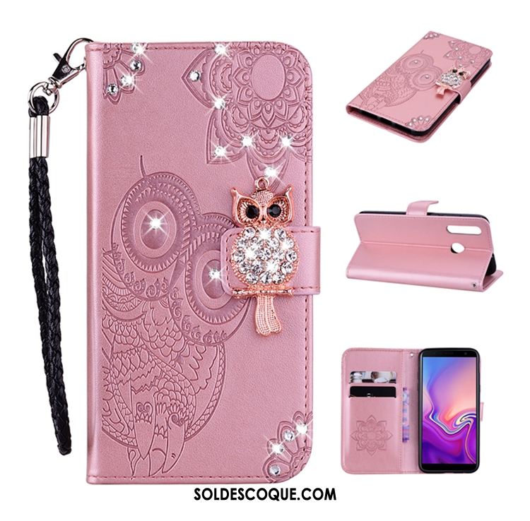 Coque Huawei P Smart Z Téléphone Portable Rose Étui En Cuir Soldes