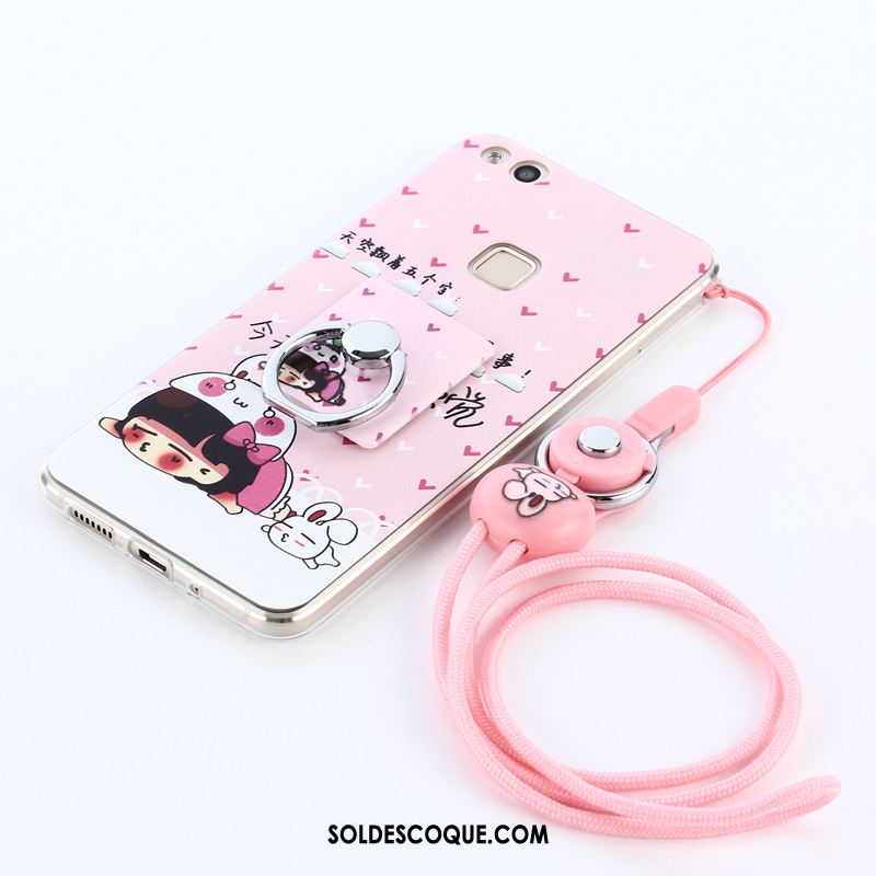 Coque Huawei P10 Lite Incassable Téléphone Portable Ornements Suspendus Étui Rose En Ligne